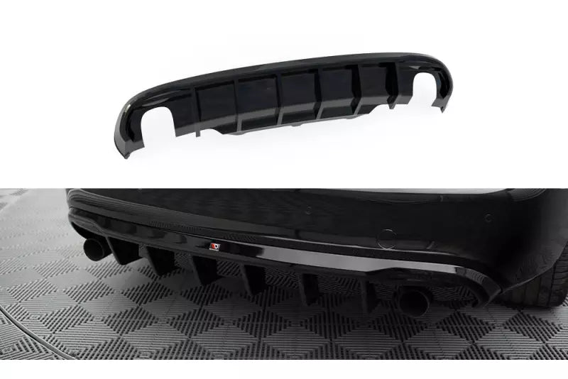 Maxton Design Heckdiffusor V.1 für Audi A5 S-Line Coupe / Cabrio B8 8T Hochglanz schwarz – Ansicht 2