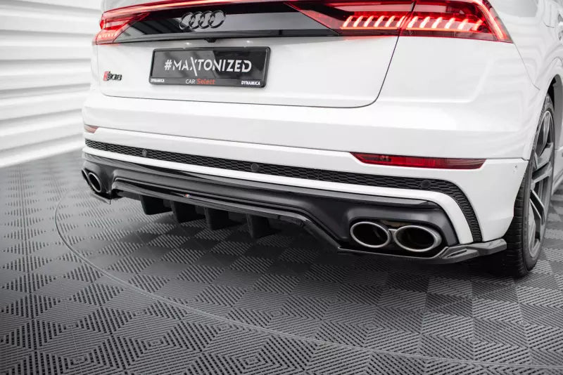 Maxton Design Mittlerer Heckdiffusor für Audi SQ8 Mk1 Hochglanz schwarz – Ansicht 1