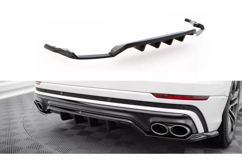 Maxton Design Mittlerer Heckdiffusor für Audi SQ8 Mk1 Hochglanz schwarz – Ansicht 2