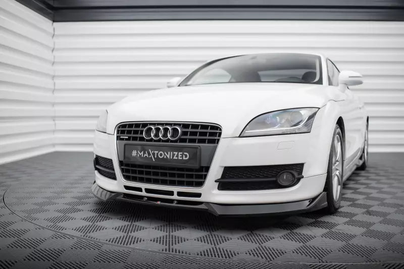 Maxton Design Frontlippe V.3 für Audi TT 8J Hochglanz schwarz – Ansicht 1