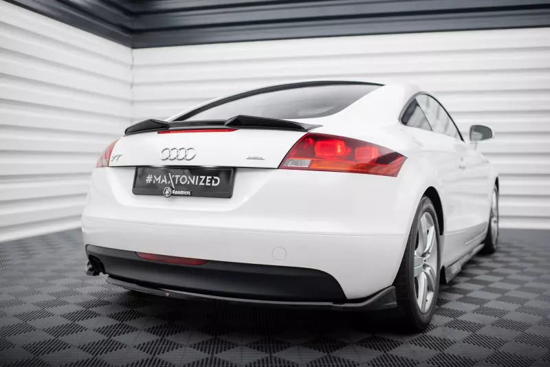 Maxton Design Diffusor Flaps für Audi TT 8J Hochglanz schwarz – Ansicht 1