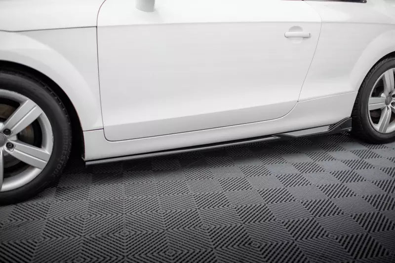 Maxton Design Seitenschweller (Paar) für Audi TT 8J Hochglanz schwarz – Ansicht 1