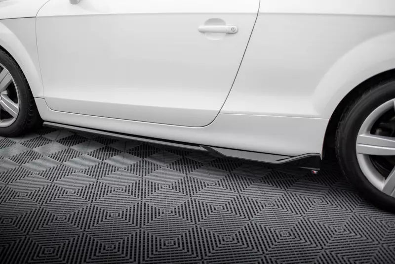 Maxton Design Seitenschweller (Paar) für Audi TT 8J Hochglanz schwarz – Ansicht 3