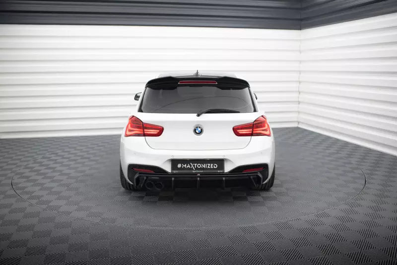 Maxton Design Heckdiffusor für BMW 1er M-Paket F20 Facelift Hochglanz schwarz – Ansicht 2
