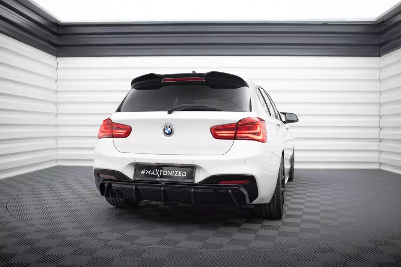 Maxton Design Heckdiffusor für BMW 1er M-Paket F20 Facelift Hochglanz schwarz – Ansicht 3