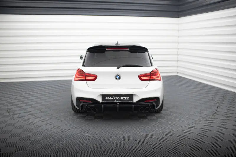 Maxton Design Heckdiffusor für BMW 1er M-Paket / M140i F20 Facelift Hochglanz schwarz – Ansicht 2