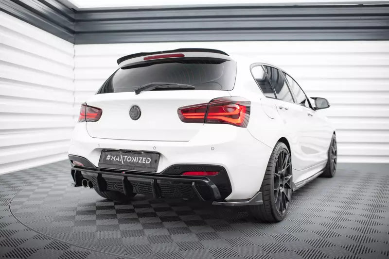 Maxton Design Diffusor Flaps für BMW 1er M-Paket / M140i F20 Facelift Hochglanz schwarz – Ansicht 2