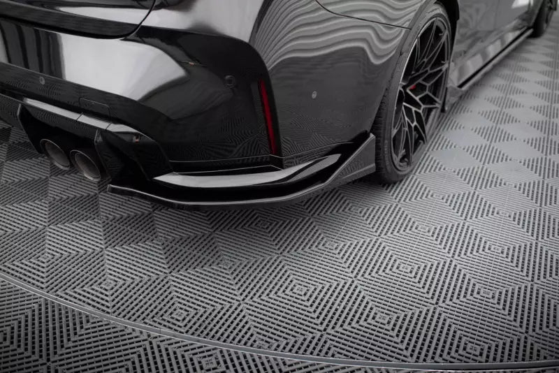 Maxton Design Diffusor Flaps V.3 für CSL Look BMW M3 G80 / G81 Hochglanz schwarz – Ansicht 3