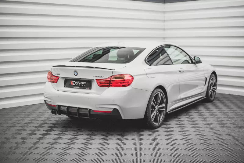 Maxton Design Street Pro Heckdiffusor V.1 für BMW 4er M-Paket F32 schwarz matt – Ansicht 4