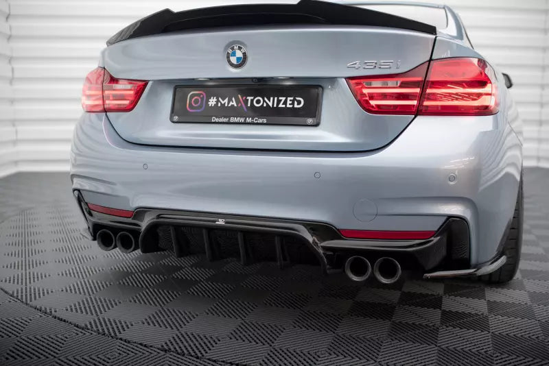 Maxton Design Heckdiffusor für BMW 4er Coupe / Gran Coupe / Cabrio M-Paket F32 / F36 / F33 – Ansicht 1