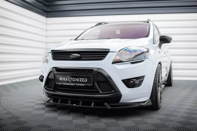 Maxton Design Frontlippe für Ford Kuga ST Mk1 Hochglanz schwarz – Ansicht 1