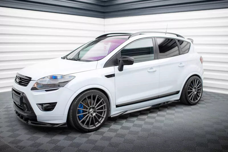 Maxton Design Seitenschweller (Paar) für Ford Kuga ST Mk1 Hochglanz schwarz – Ansicht 2