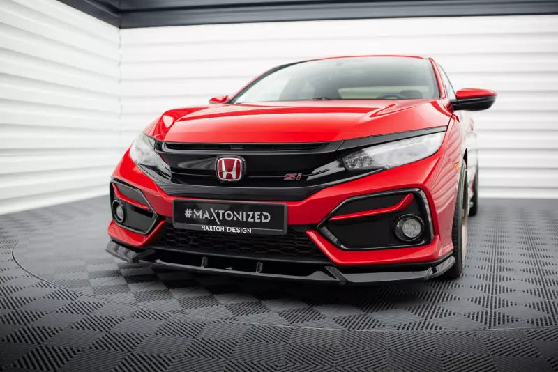 Maxton Design Frontlippe für Honda Civic SI Mk10 Hochglanz schwarz – Ansicht 1