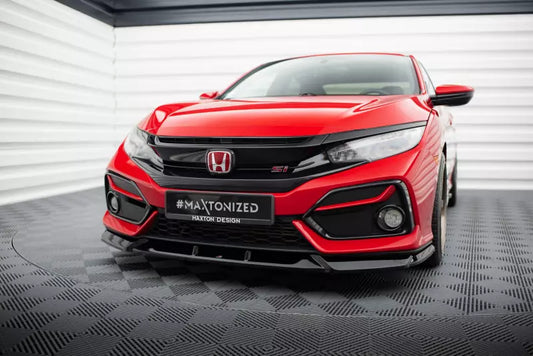 Maxton Design Frontlippe für Honda Civic SI Mk10 Hochglanz schwarz – Ansicht 1