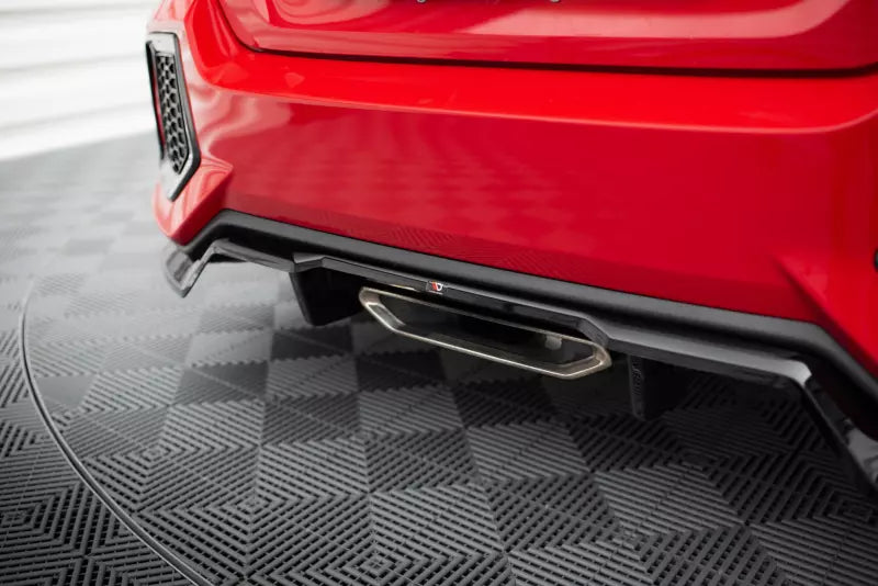 Maxton Design Mittlerer Heckdiffusor für Honda Civic SI Mk10 Hochglanz schwarz – Ansicht 2