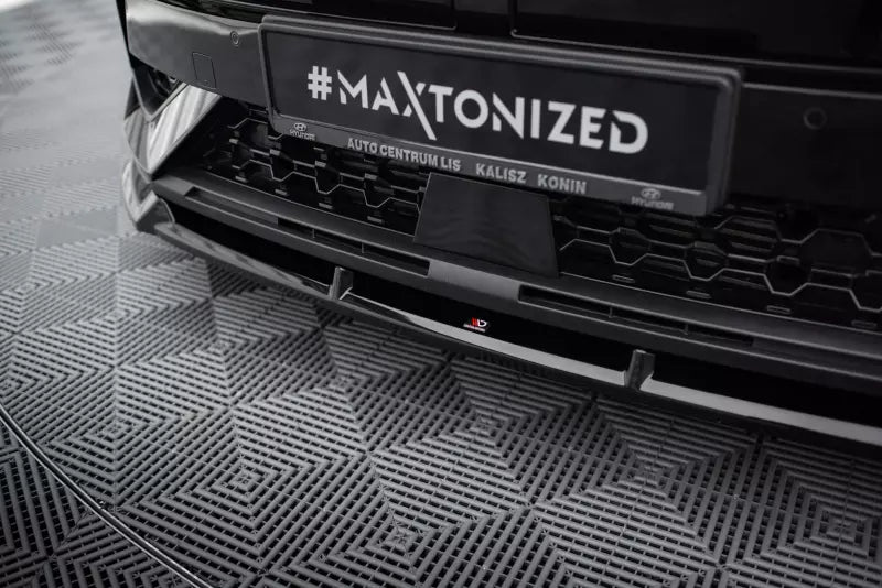 Maxton Design Frontlippe für Hyundai Kona N-Line Mk2 Hochglanz schwarz – Ansicht 3