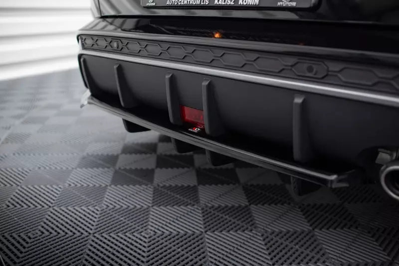 Maxton Design Heckdiffusor DTM Look für Hyundai Kona N-Line Mk2 Hochglanz schwarz – Ansicht 3