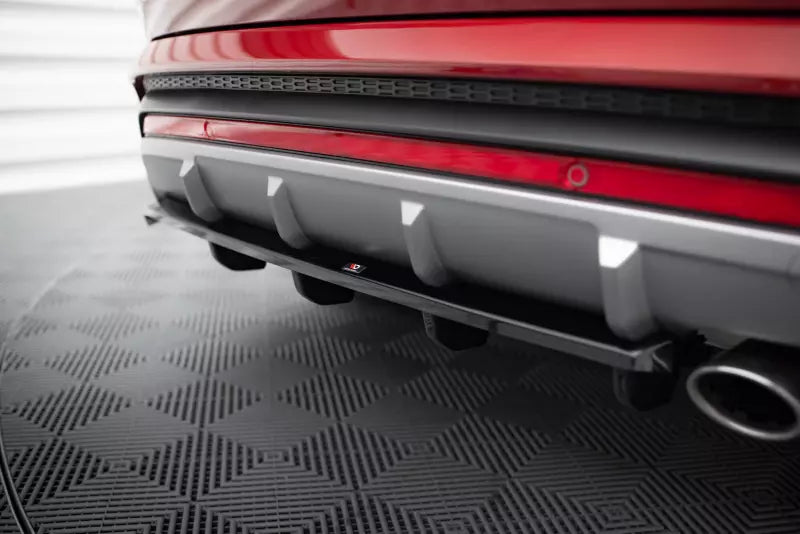 Maxton Design Mittlerer Heckdiffusor für Hyundai Tucson N-Line Mk4 Hochglanz schwarz – Ansicht 3