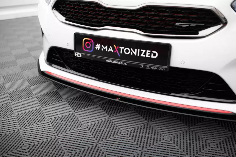 Maxton Design Street Pro Frontlippe für Kia Ceed GT Mk3 / Proceed Mk1 schwarz matt – Ansicht 3