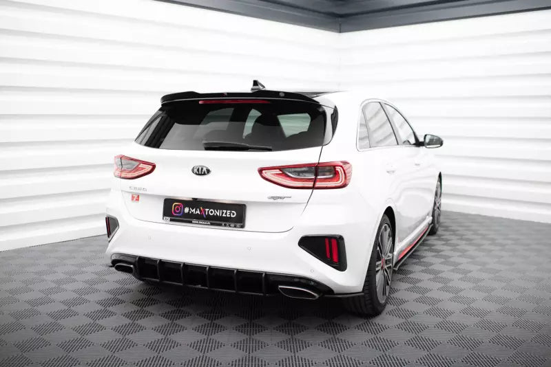 Maxton Design Street Pro Diffusor Flaps für Kia Ceed GT Mk3 schwarz matt – Ansicht 2