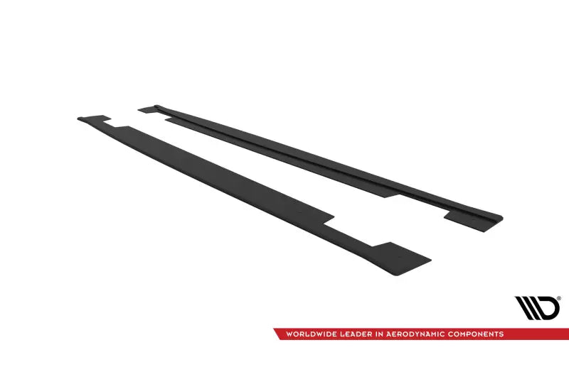 Maxton Design Street Pro Seitenschweller (Paar) für Kia Ceed GT Mk3 / Proceed Mk1 schwarz matt – Ansicht 4