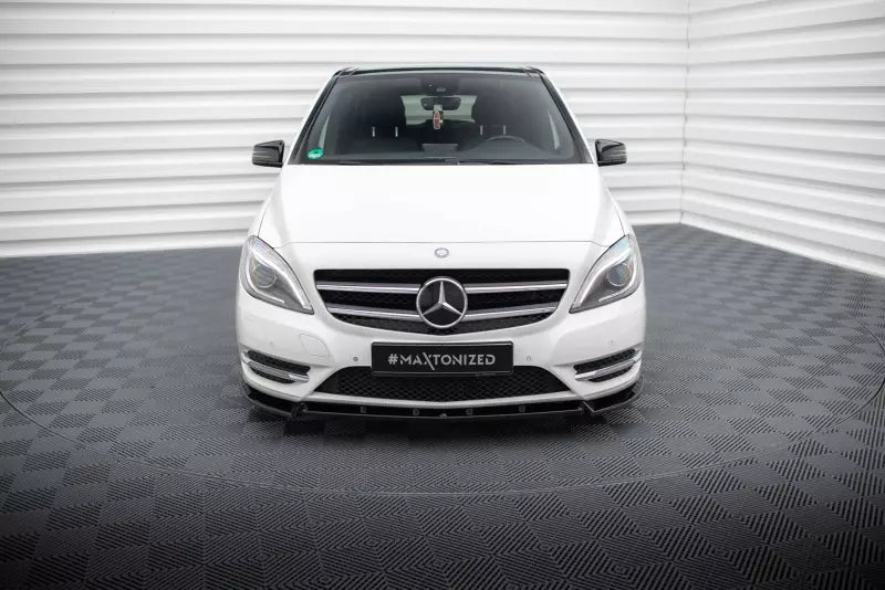 Maxton Design Frontlippe für Mercedes-Benz B W246 Hochglanz schwarz – Ansicht 2