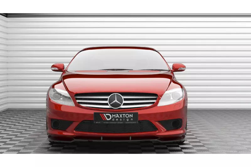Maxton Design Frontlippe V.2 für Mercedes-Benz CL 63 AMG C216 Hochglanz schwarz – Ansicht 2