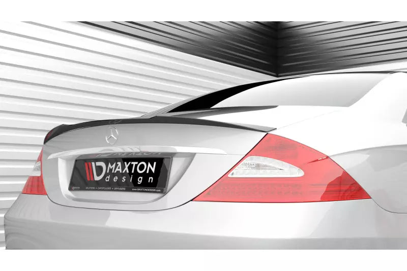 Maxton Design Heckspoiler Lippe für Mercedes-Benz CLS C219 Hochglanz schwarz – Ansicht 1