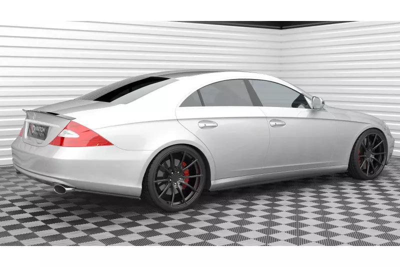 Maxton Design Diffusor Flaps für Mercedes-Benz CLS C219 Hochglanz schwarz – Ansicht 2