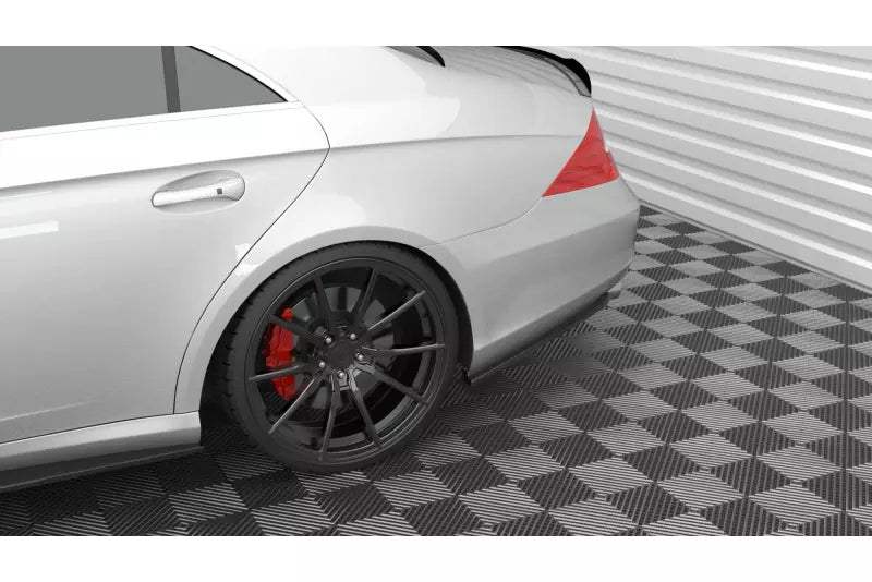 Maxton Design Diffusor Flaps für Mercedes-Benz CLS C219 Hochglanz schwarz – Ansicht 3