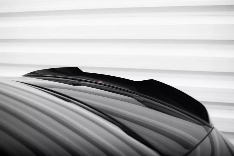 Maxton Design Heckspoiler 3D für Mercedes-Benz E Limousine AMG-Line W214 Hochglanz schwarz – Ansicht 3