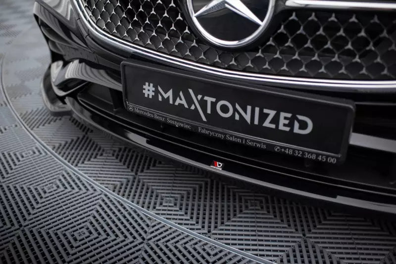 Maxton Design Frontlippe V.1 für Mercedes-Benz E AMG-Line W214 Hochglanz schwarz – Ansicht 3