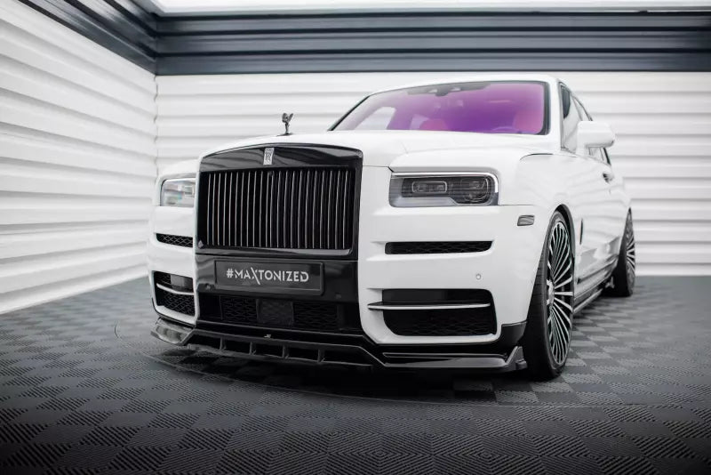 Maxton Design Frontlippe für Rolls Royce Cullinan Hochglanz schwarz – Ansicht 1