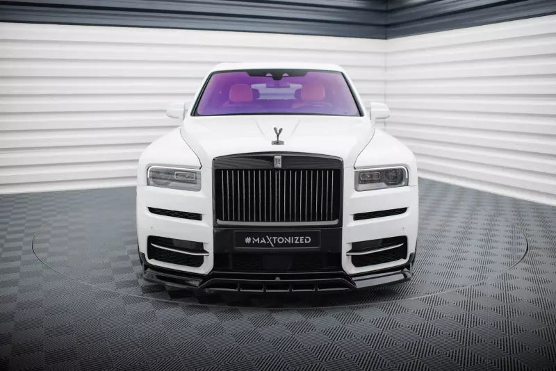 Maxton Design Frontlippe für Rolls Royce Cullinan Hochglanz schwarz – Ansicht 2