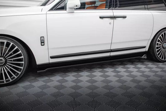 Maxton Design Seitenschweller (Paar) für Rolls Royce Cullinan Hochglanz schwarz – Ansicht 1
