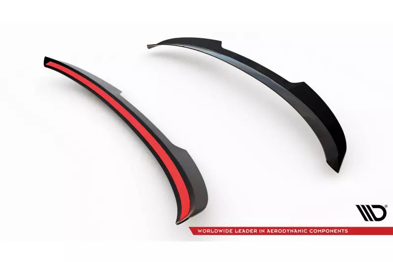 Maxton Design Heckspoiler Lippe V.2 für Seat Leon Cupra Sportstourer Mk3 Facelift Hochglanz schwarz – Ansicht 3