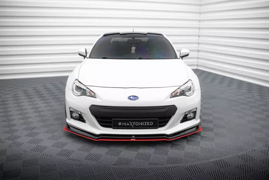 Maxton Design Frontlippe V.3 für Subaru BRZ rot – Ansicht 1