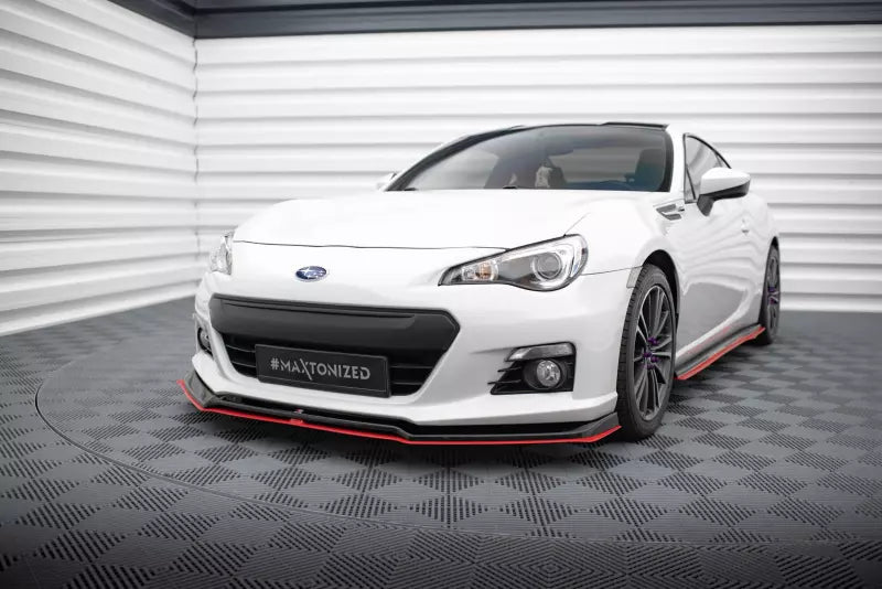 Maxton Design Frontlippe V.3 für Subaru BRZ rot – Ansicht 3