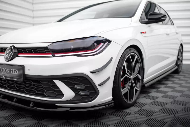 Maxton Design Stoßstangenflügel vorne für Volkswagen Polo GTI Mk6 Facelift – Ansicht 1