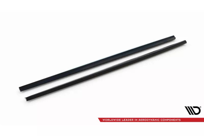 Maxton Design Seitenschweller (Paar) für VW Polo GTI Mk6 Facelift Hochglanz schwarz – Ansicht 4