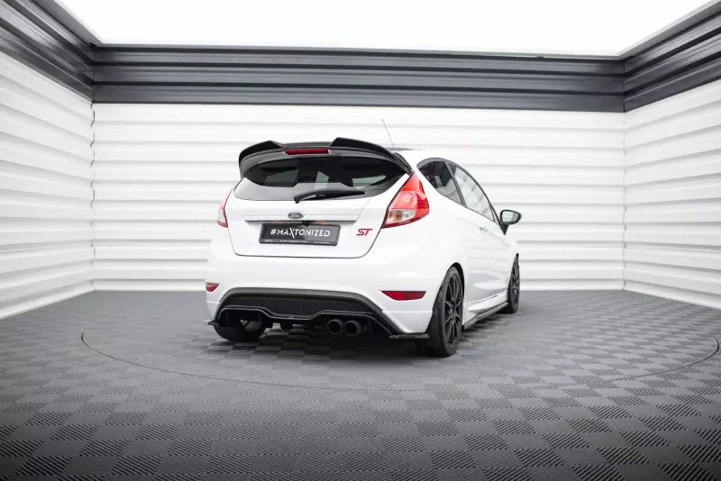 Maxton Design Heckspoiler 3D für Ford Fiesta ST Mk7 Facelift Hochglanz schwarz – Ansicht 3