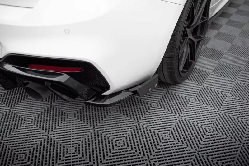 Maxton Design Diffusor Flaps für BMW 1er F20 M-Paket / M140i Facelift Hochglanz schwarz – Ansicht 1