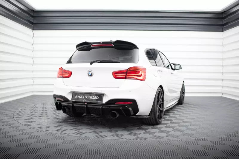 Maxton Design Diffusor Flaps für BMW 1er F20 M-Paket / M140i Facelift Hochglanz schwarz – Ansicht 2