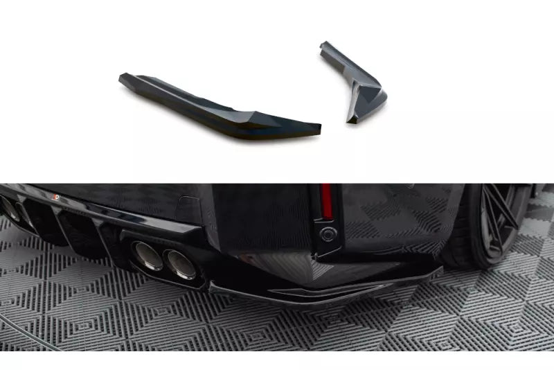Maxton Design Diffusor Flaps für BMW M2 G87 Hochglanz schwarz – Ansicht 2