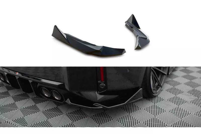 Maxton Design Diffusor Flaps für BMW M2 G87 Hochglanz schwarz – Ansicht 2