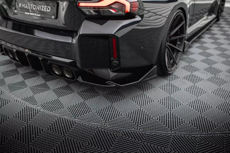 Maxton Design Diffusor Flaps für BMW M2 G87 Hochglanz schwarz – Ansicht 3