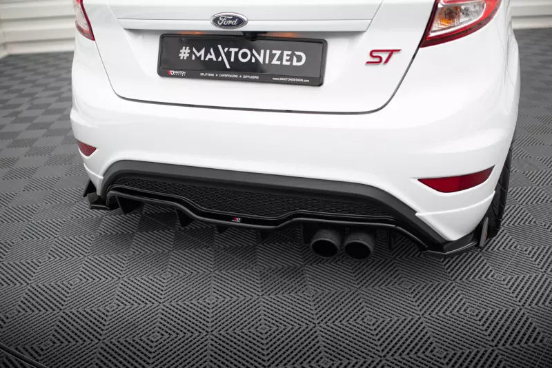 Maxton Design Diffusor Flaps für Ford Fiesta ST Mk7 Facelift Hochglanz schwarz – Ansicht 3
