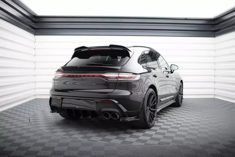 Maxton Design Diffusor Flaps für Porsche Macan GTS Mk1 Facelift 2 Hochglanz schwarz – Ansicht 2