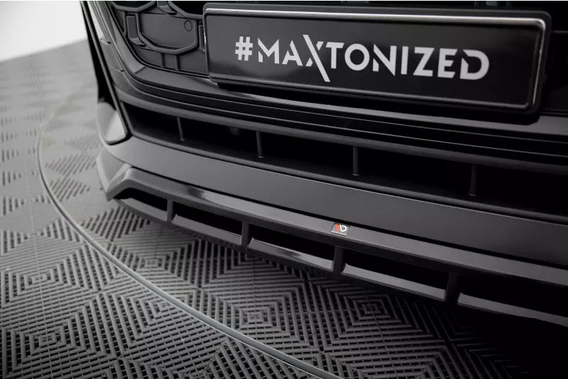 Maxton Design Frontlippe für Audi SQ8 Mk1 Facelift Hochglanz schwarz – Ansicht 3