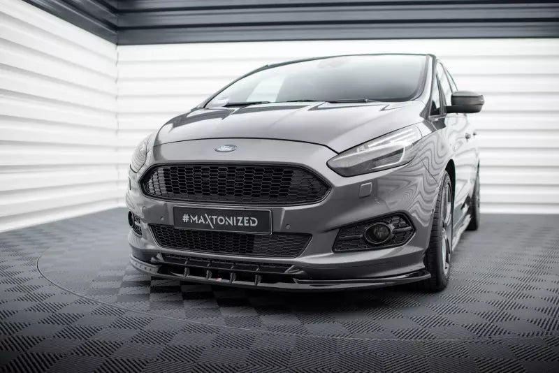 Maxton Design Frontlippe für Ford S-Max ST-Line Mk2 Hochglanz schwarz – Ansicht 1